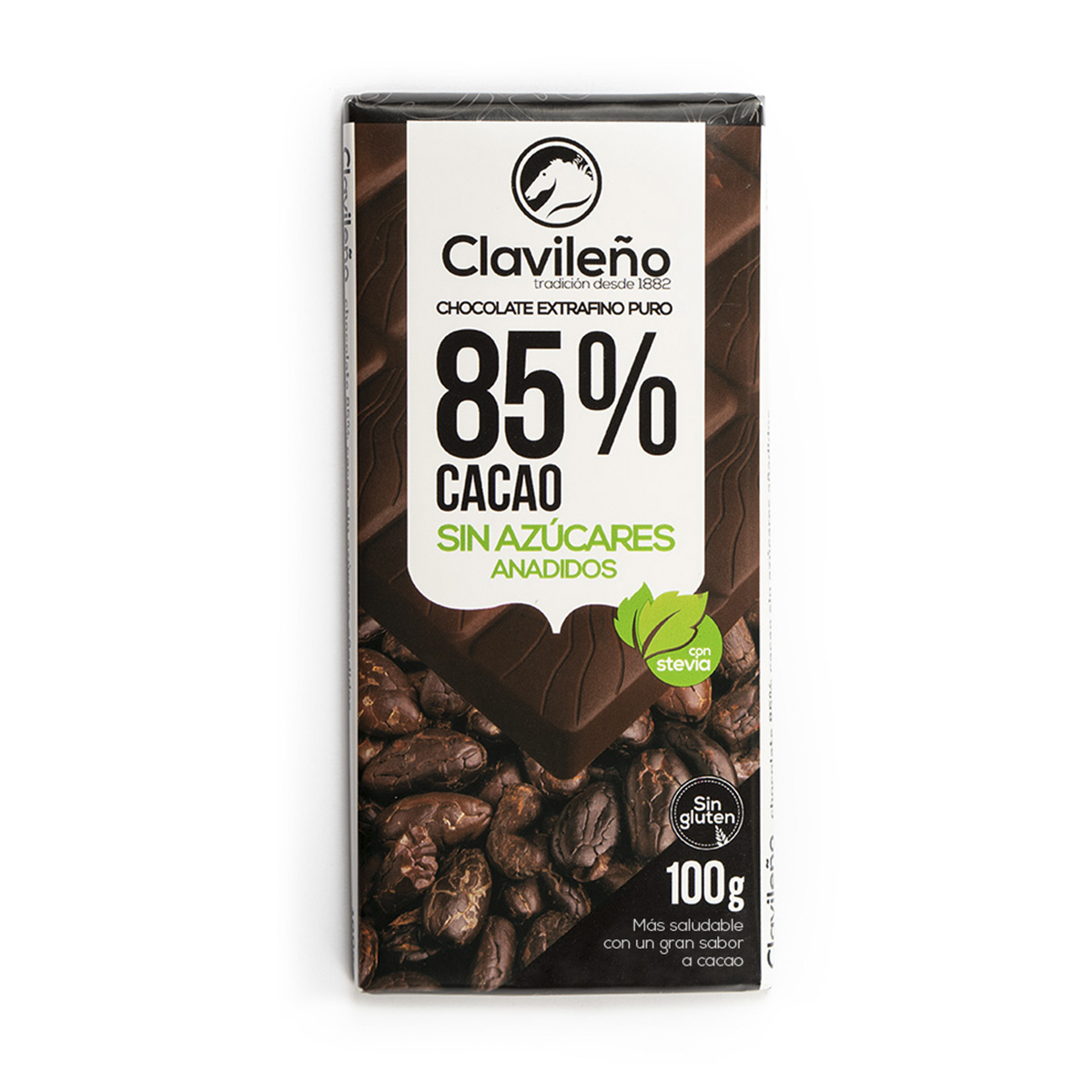 Chocolate negro 85 cacao stevia sin azúcares añadidos Chocolates
