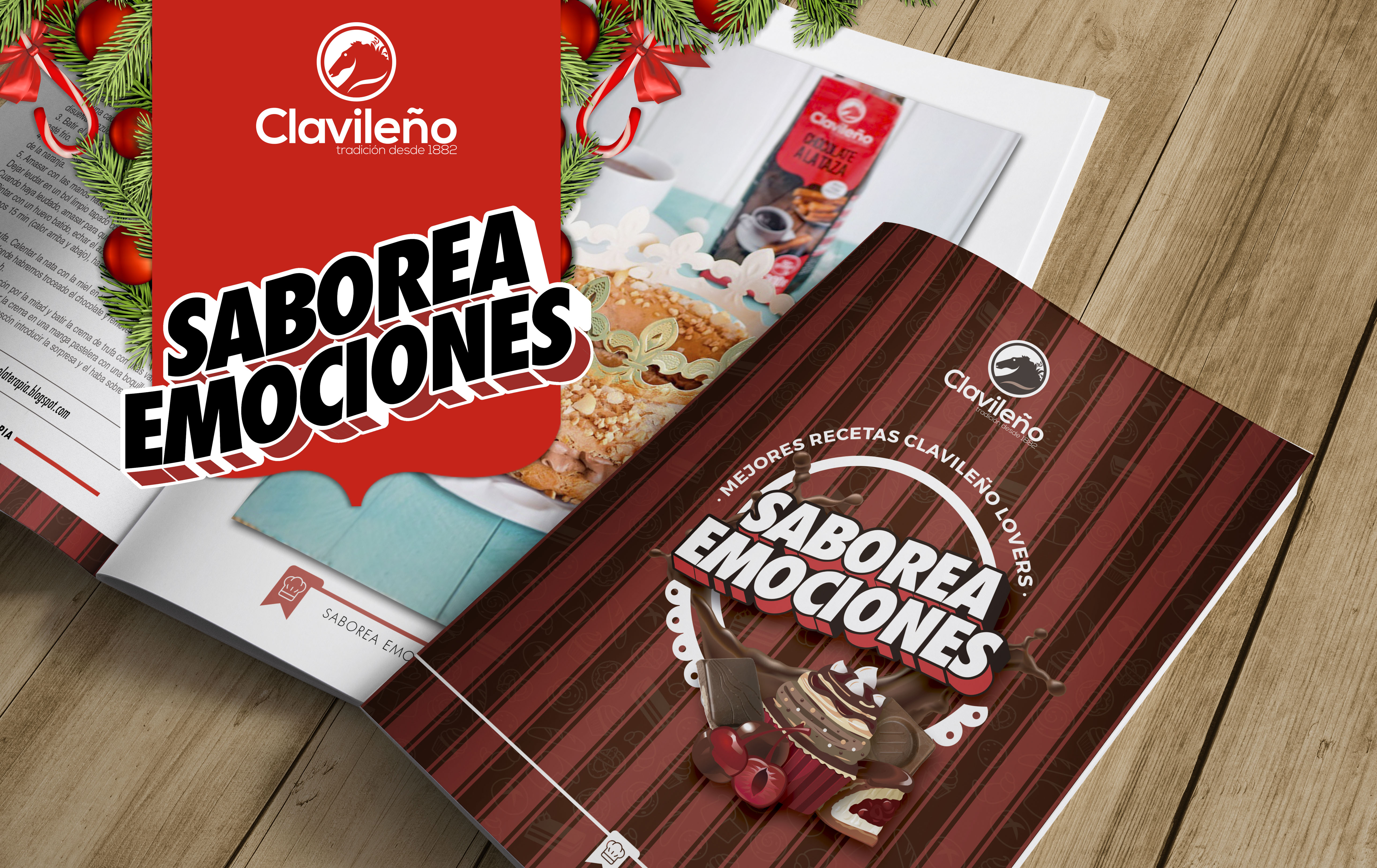 Sorteo libro de recetas Saborea Emociones Clavileño | Chocolates Clavileño