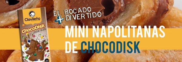 Mini-Napolitanas de Chocodisk Clavileño