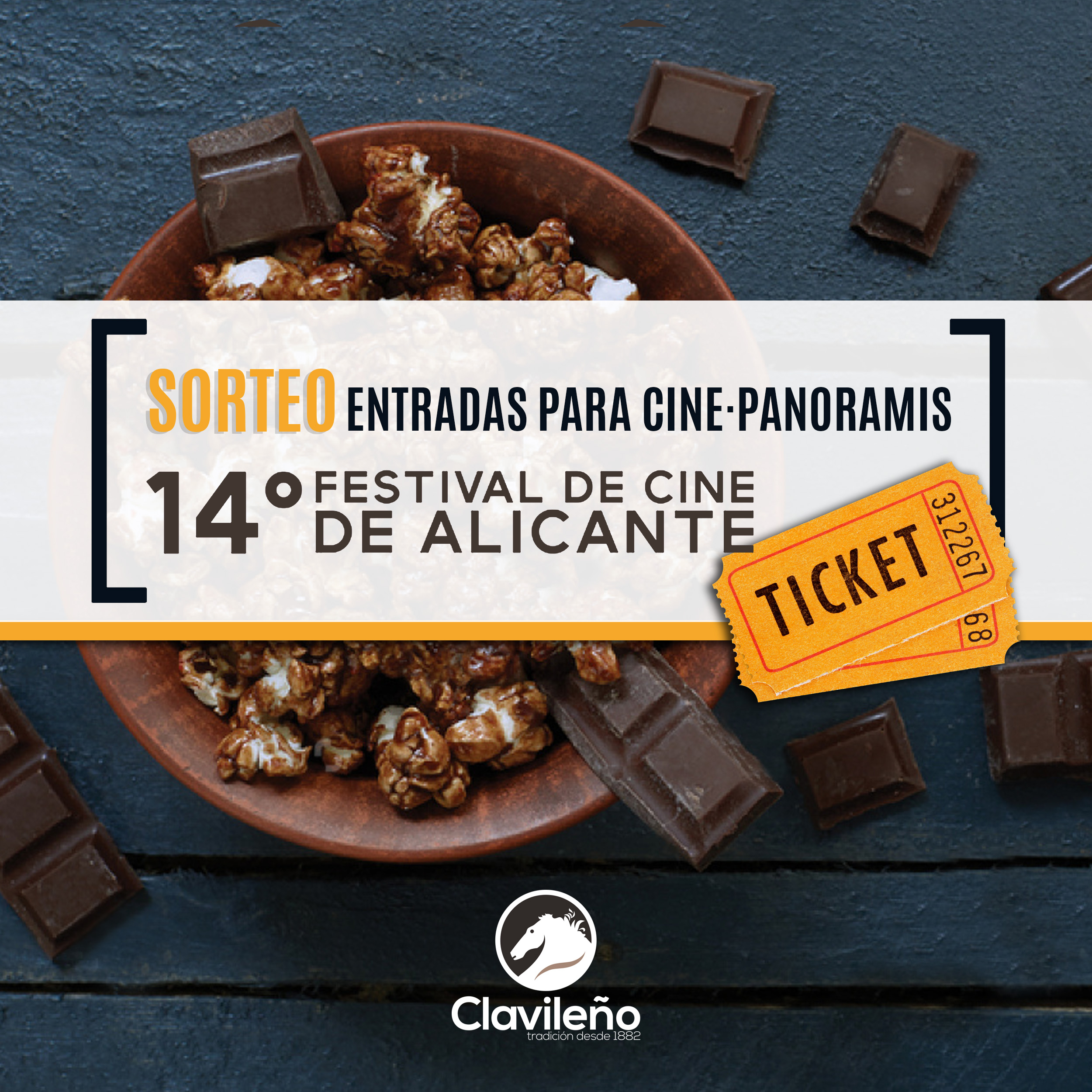 SORTEO: Chocolates Clavileño te invita al Festival del Cine de Alicante -  Chocolates Clavileño