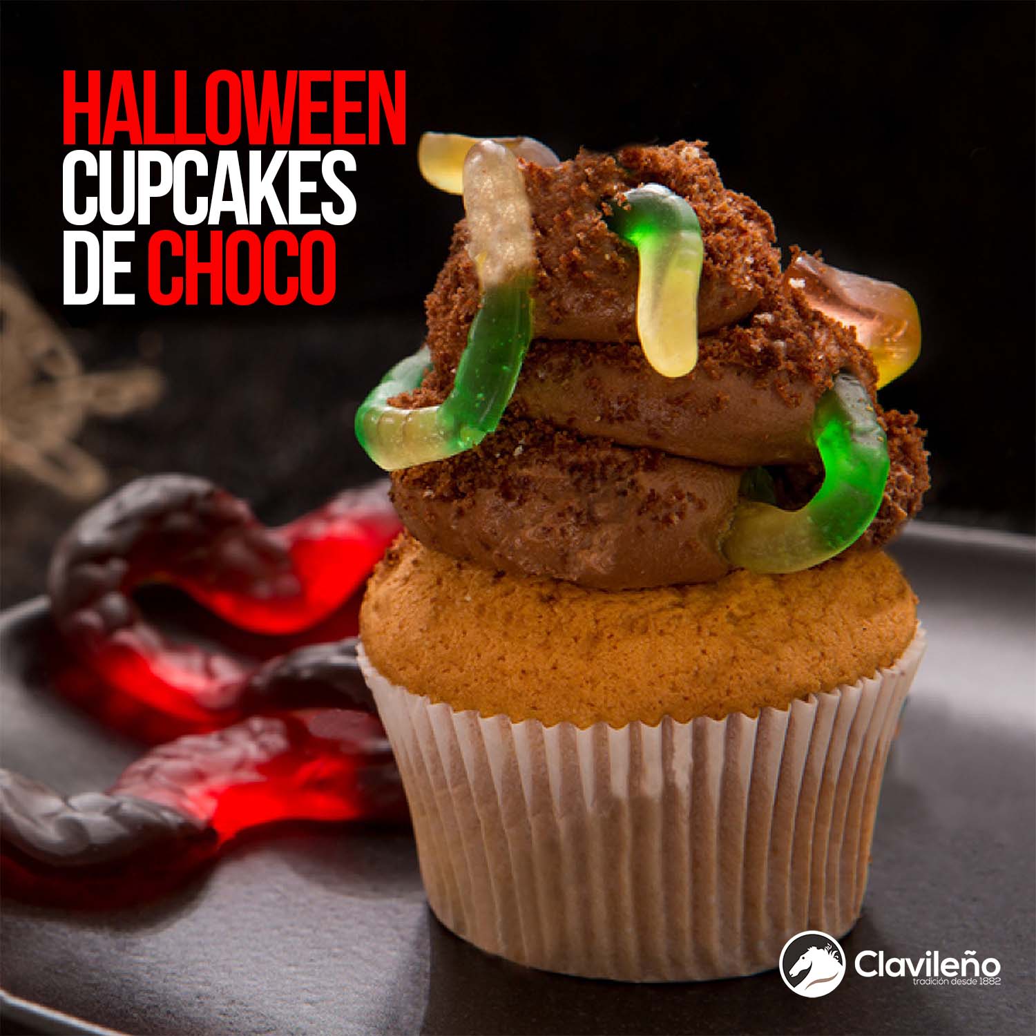 cupcakes clavileno halloween