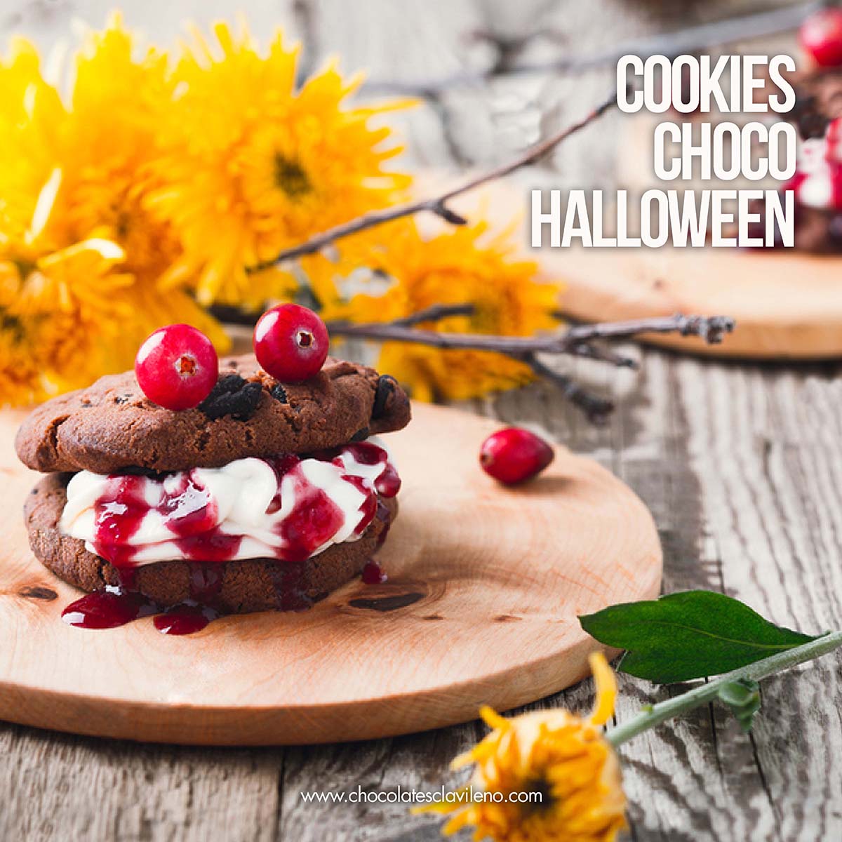 cookies chocolates clavileno halloween