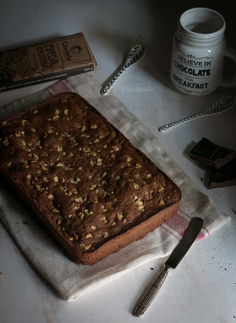 brownie chocolate clavileño