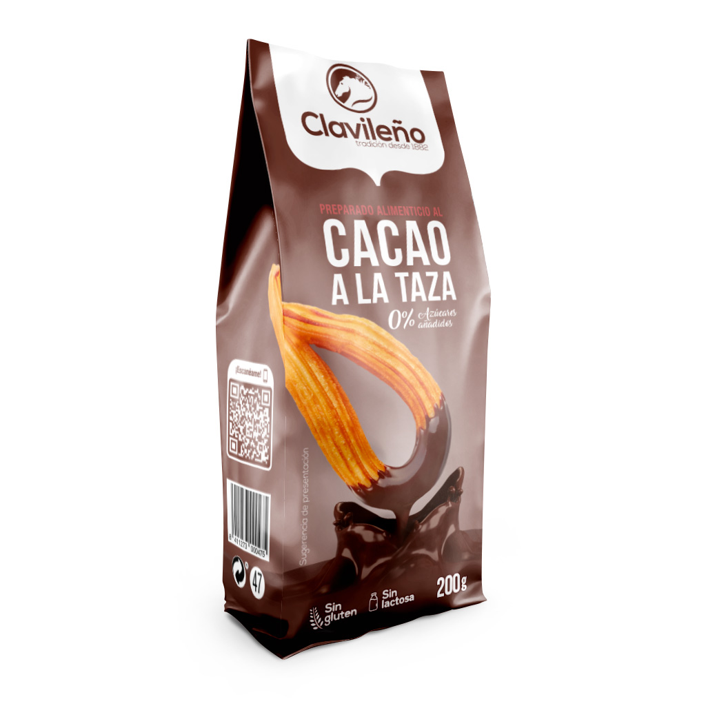 Preparado de cacao en polvo sin azucares añadidos