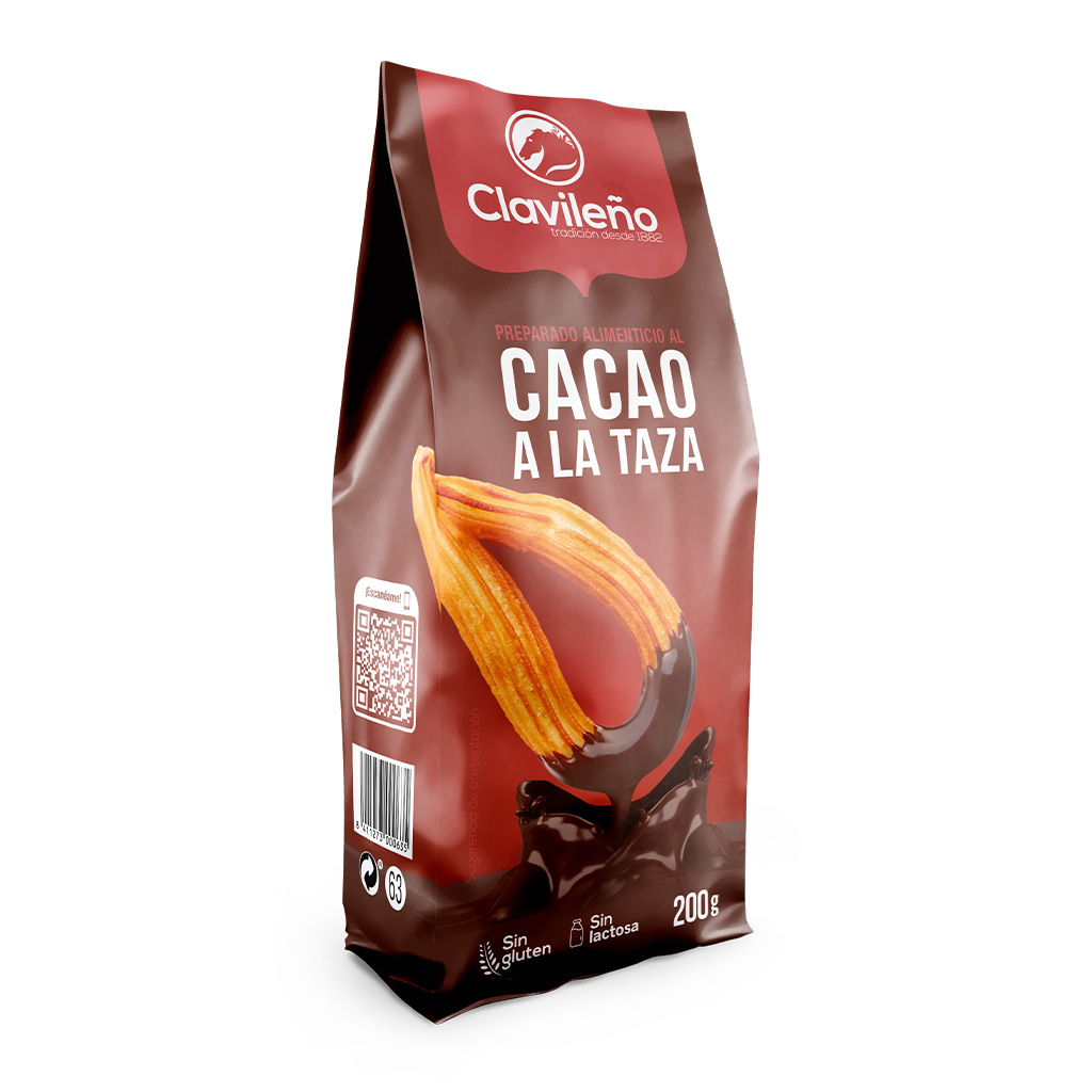 Preparado de cacao en polvo 200gr