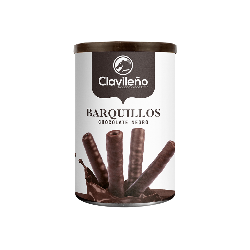 Barquillos de chocolate negro Ref.402 Chocolates Clavileño